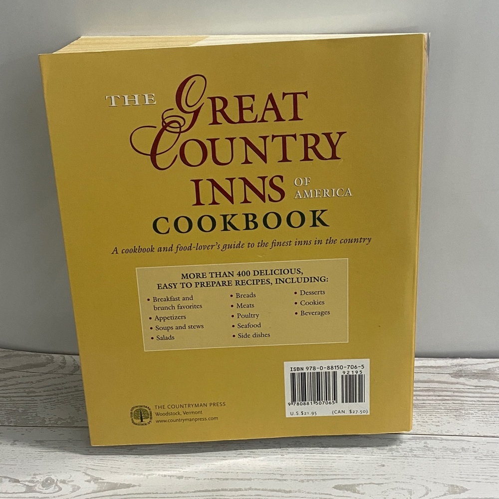 The Great Country Inns of America Cookbook 4th Edition 2006 400+ Recipes - Picture 2 of 9